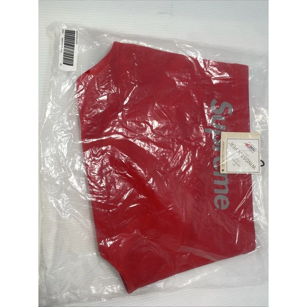 NWT Brand New SUPREME WINDSTOPPER NECK GAITER Red FW23A57 C108